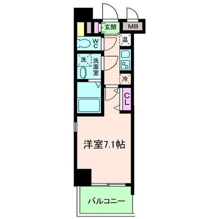 尼崎駅 徒歩1分 4階の物件間取画像